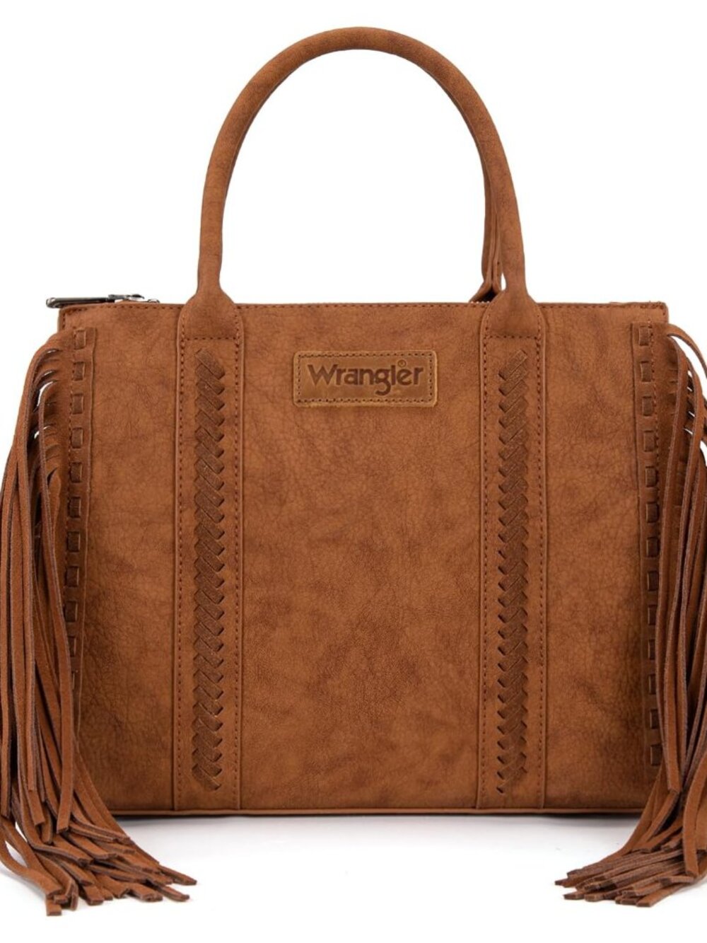 Wrangler Fringe Tote Bag for Women Western Shoulder Purse with Functional Pocket